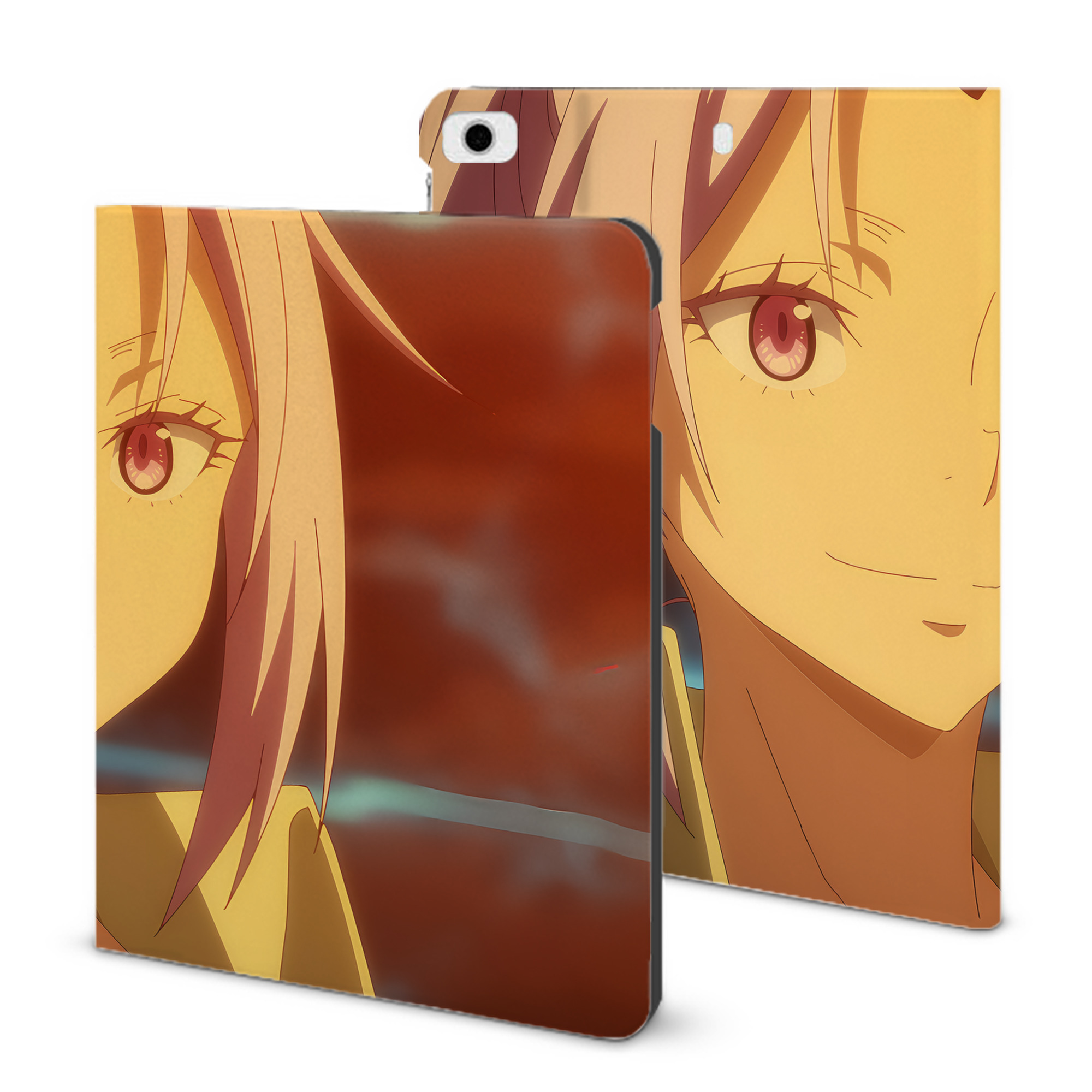 （画像用） 転スラ Regarding Reincarnated to Slime IPad ケース ブック型 PUレザー TPU 耐衝撃 軽量 薄型 ペン収納なし 全面保護 IPad 各モデル対応